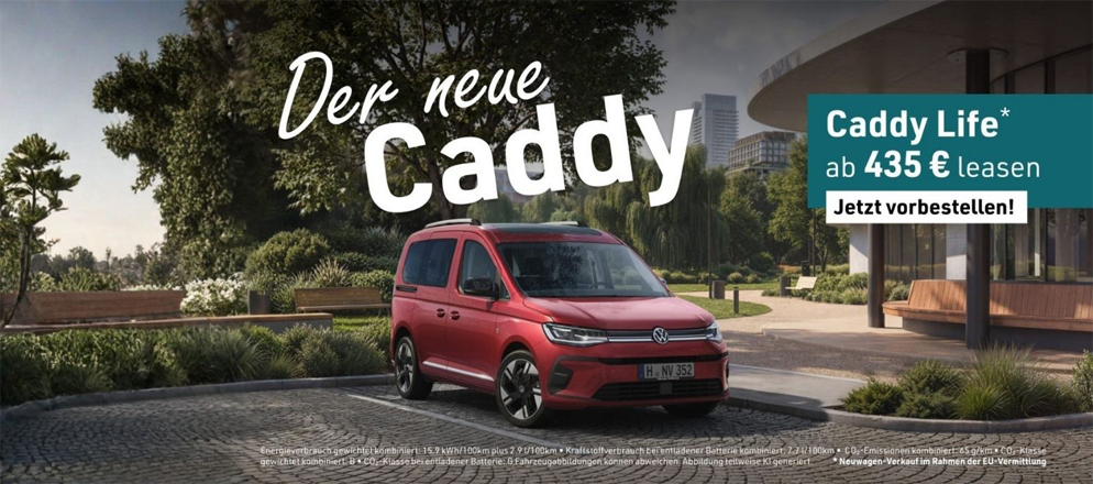 Der neue* Caddy eHybrid