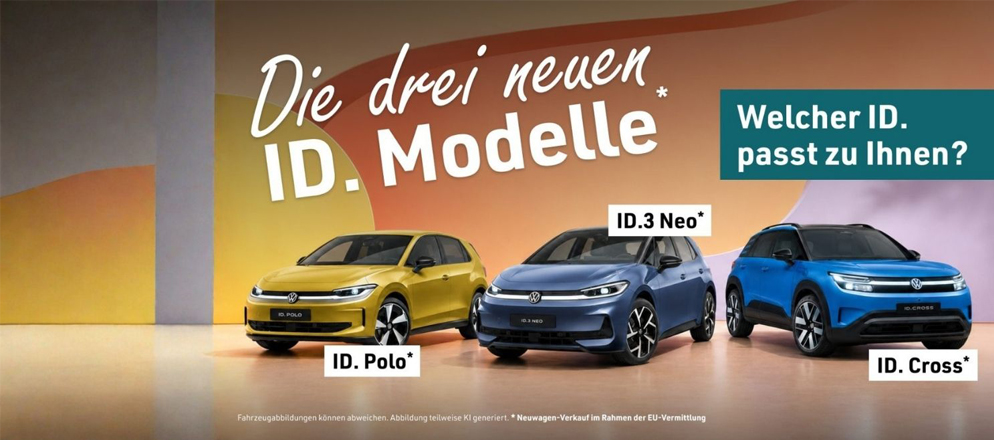 Die drei neuen ID-Modelle*