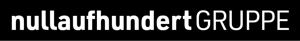 nullaufhundertGRUPPE Name Black
